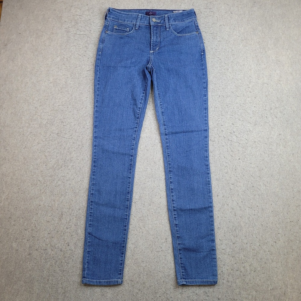 NYDJ Legging Jeans Womens 2 Lift Tuck Blue Medium‎ Wash Made in USA 26x30